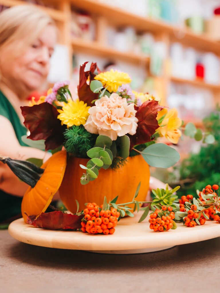 Zucca fiorita in preparazione